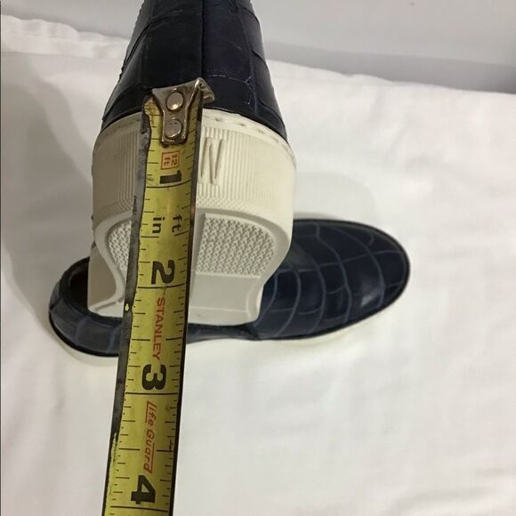 Stuart Weitzman Blue Nuggets Chunky Platform Slip On Sneakers Size 5 1/2 - Picture 9 of 11